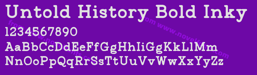 Untold History Bold InkyPreview