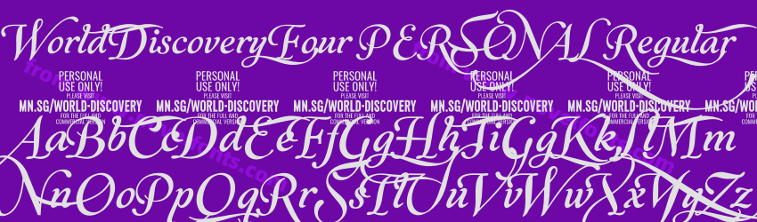 World Discovery Four PERSONAL RegularPreview