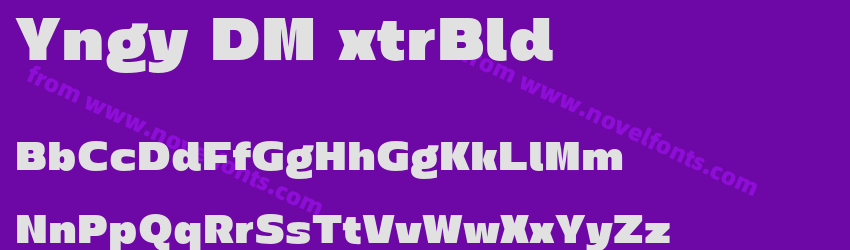 Yingyai DEMO ExtraBoldPreview