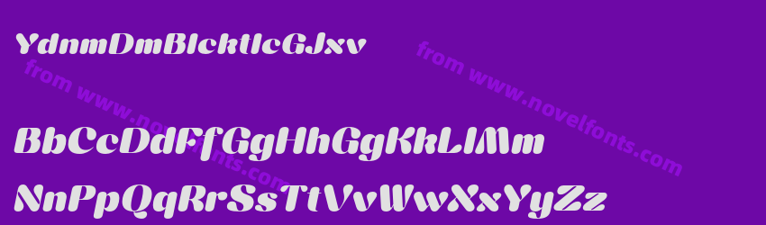 YodnamDemoBlackItalic-1GJxvPreview