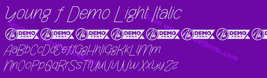 Young F Demo Light ItalicPreview