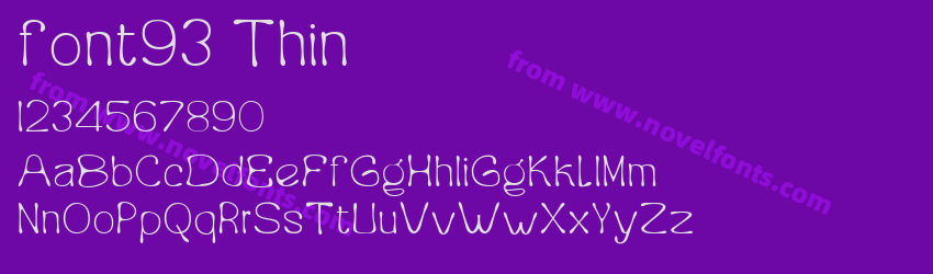 font93 ThinPreview