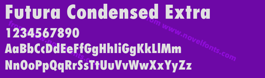 Futura Condensed ExtraPreview