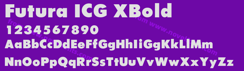 Futura ICG XBoldPreview