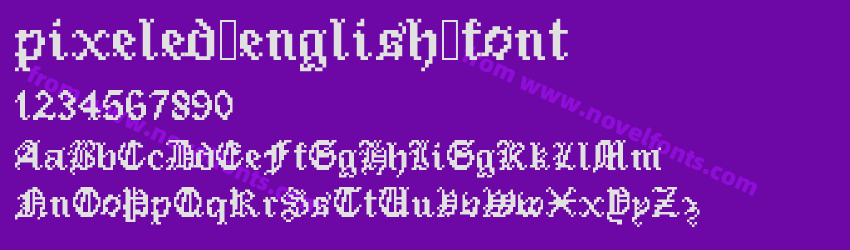 pixeled_english_fontPreview