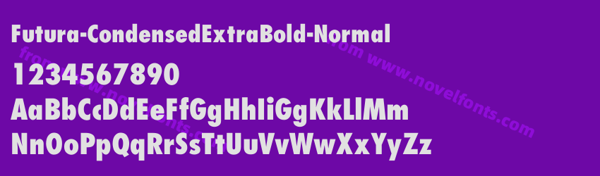 Futura-CondensedExtraBold-NormalPreview