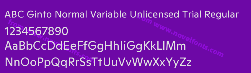 ABC Ginto Normal Variable Unlicensed Trial RegularPreview