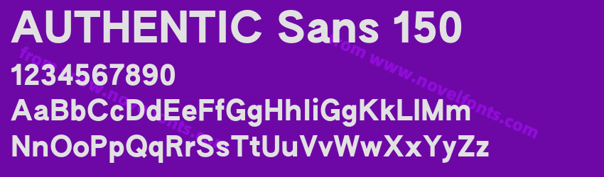 AUTHENTIC Sans 150Preview