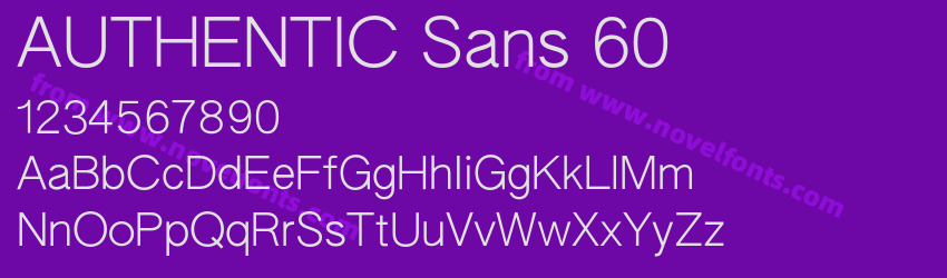 AUTHENTIC Sans 60Preview