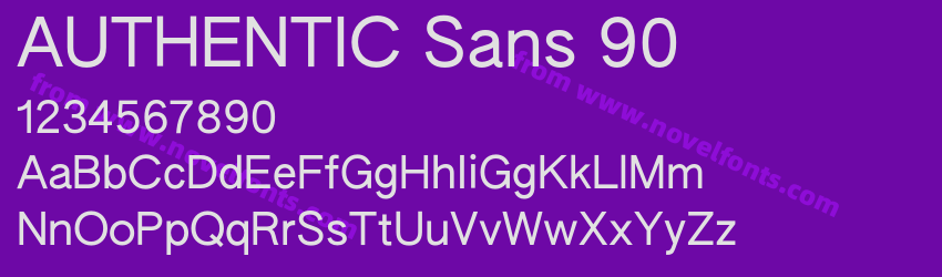 AUTHENTIC Sans 90Preview