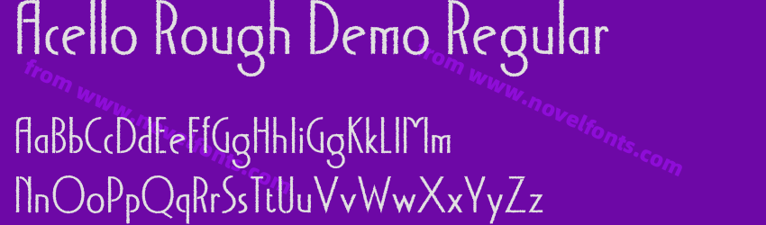 Acello Rough Demo RegularPreview