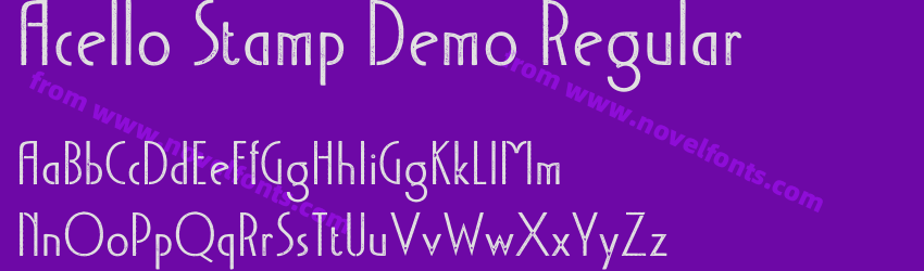 Acello Stamp Demo RegularPreview