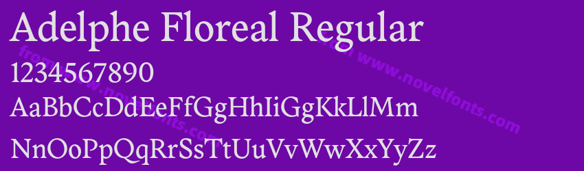 Adelphe Floreal RegularPreview