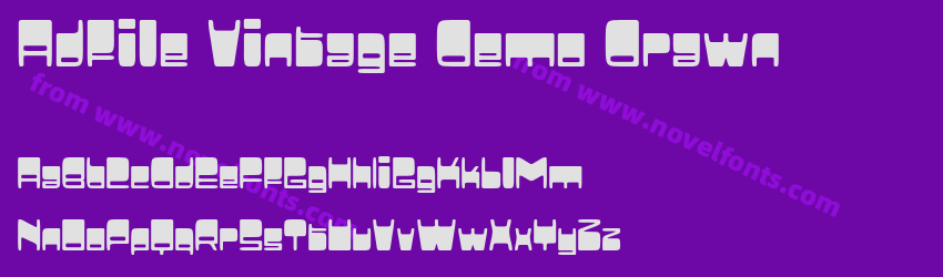 Adfile Vintage Demo DrawnPreview