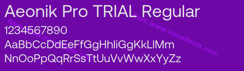 Aeonik Pro TRIAL RegularPreview