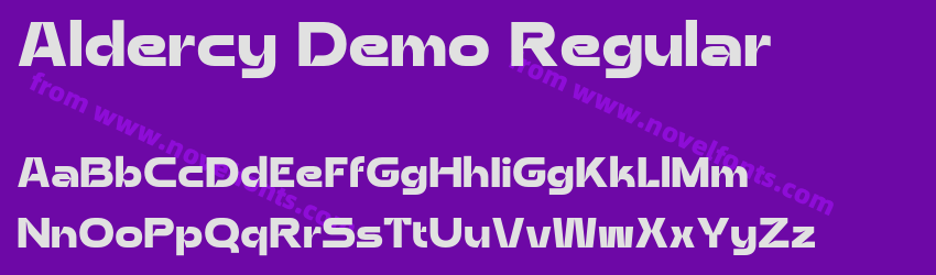 Aldercy Demo RegularPreview