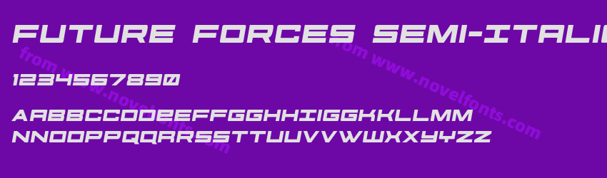 Future Forces Semi-ItalicPreview