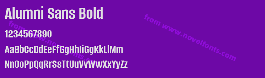 Alumni Sans BoldPreview