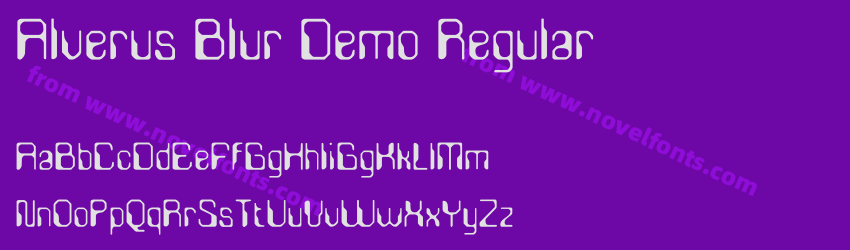 Alverus Blur Demo RegularPreview