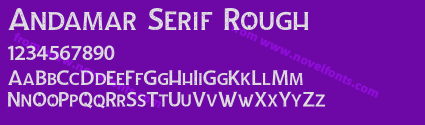 Andamar Serif RoughPreview