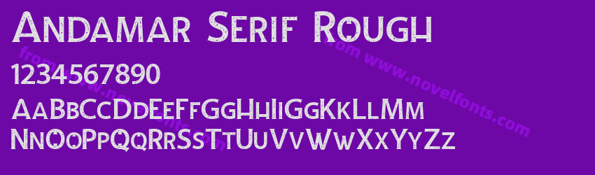 Andamar Serif RoughPreview