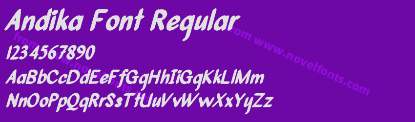 Andika Font RegularPreview