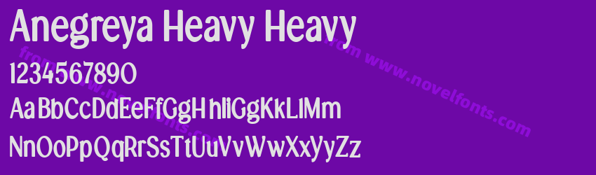 Anegreya Heavy HeavyPreview