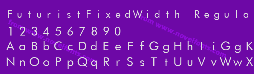 FuturistFixedWidth RegularPreview