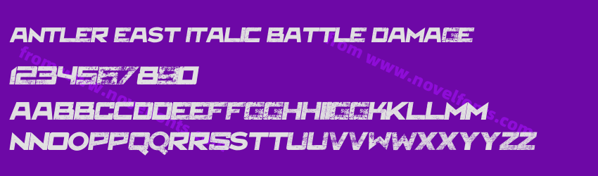 Antler East Italic Battle DamagePreview