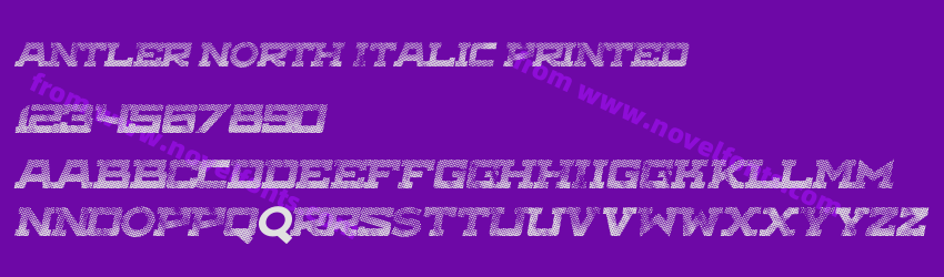 Antler North Italic PrintedPreview