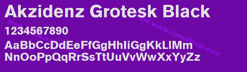 Akzidenz Grotesk BlackPreview