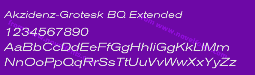 Akzidenz-Grotesk BQ ExtendedPreview