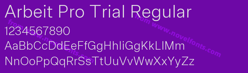 Arbeit Pro Trial RegularPreview