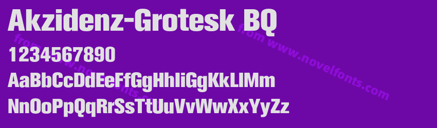 Akzidenz-Grotesk BQPreview