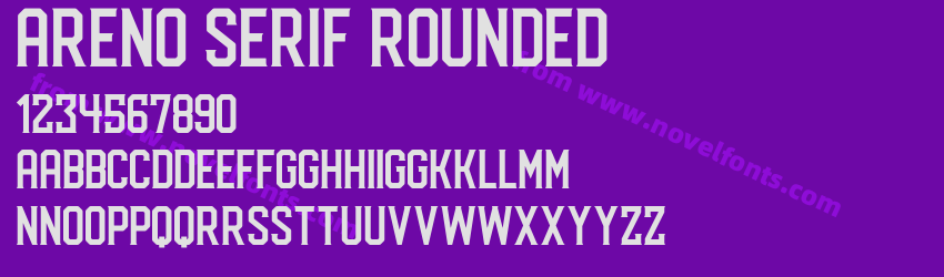 Areno Serif RoundedPreview