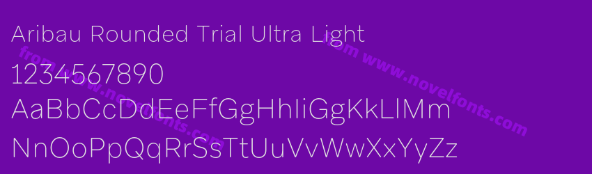 Aribau Rounded Trial Ultra LightPreview