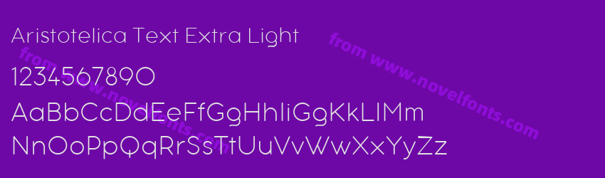 Aristotelica Text Extra LightPreview