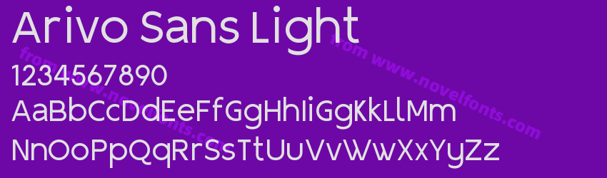 Arivo Sans LightPreview