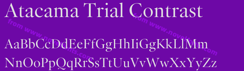 Atacama Trial ContrastPreview