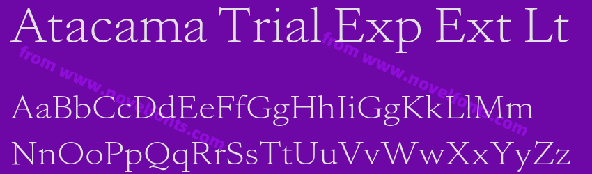 Atacama Trial Exp Ext LtPreview