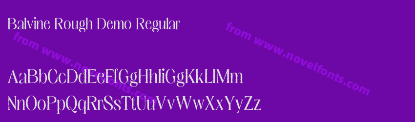 Balvine Rough Demo RegularPreview Balvine Rough Demo RegularPreview
