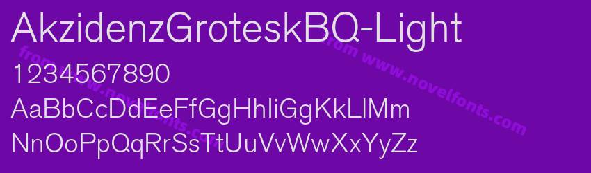 AkzidenzGroteskBQ-LightPreview