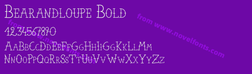 Bearandloupe BoldPreview Bearandloupe BoldPreview