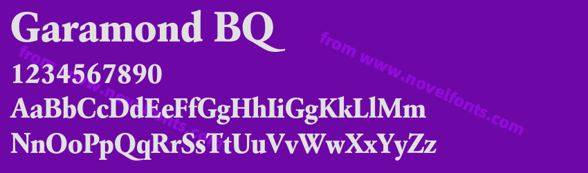 Garamond BQPreview