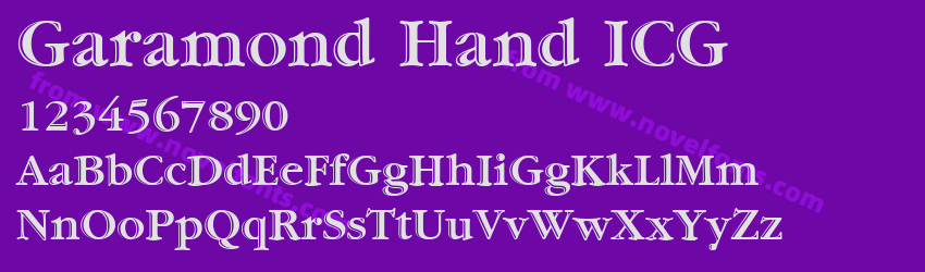 Garamond Hand ICGPreview