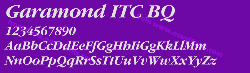 Garamond ITC BQPreview