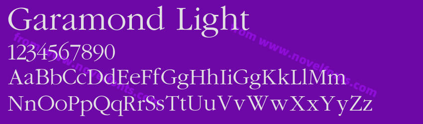 Garamond LightPreview