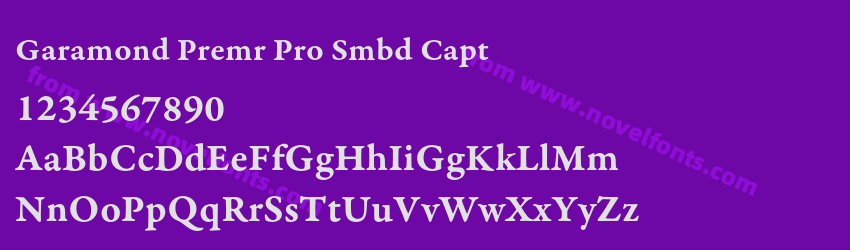 Garamond Premr Pro Smbd CaptPreview