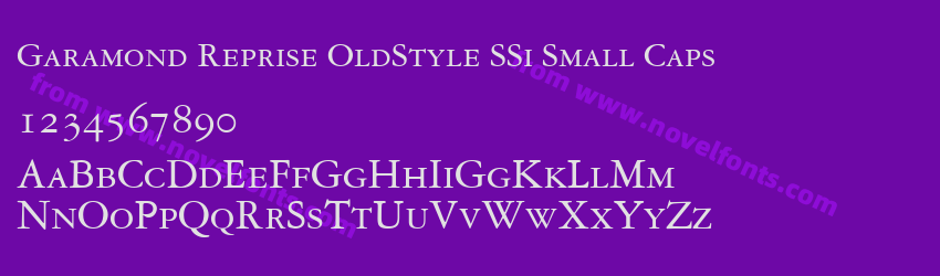 Garamond Reprise OldStyle SSi Small CapsPreview