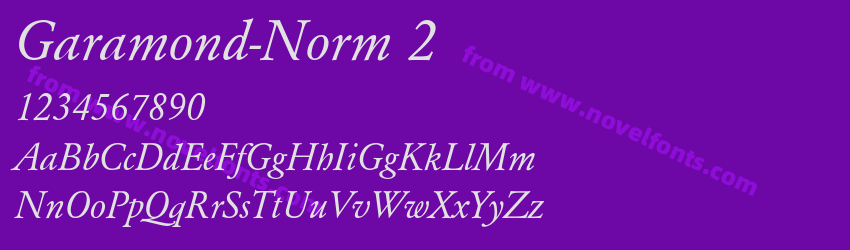 Garamond-Norm 2Preview